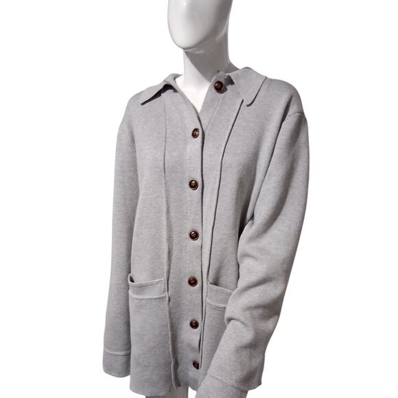 Grace Karin Chunky Women's size Large Casual Button Up Cozycore Career Cardigan - Picture 3 of 10
